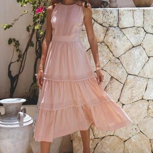 Perle Midi Dress - Pampelone Sz Medium